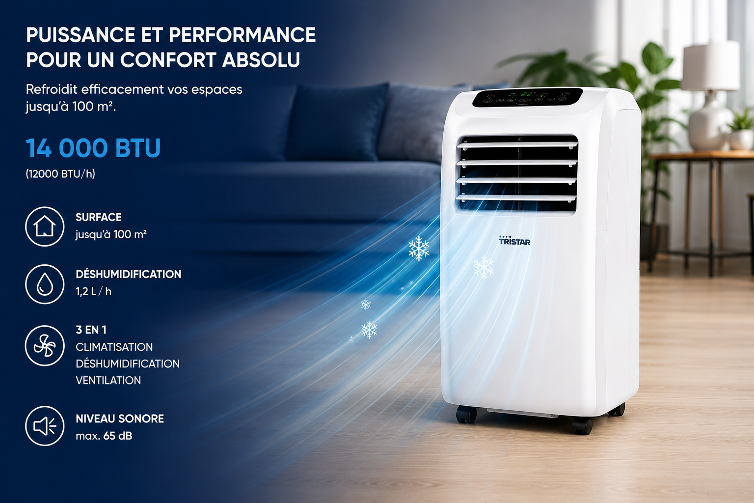 Climatiseur mobile - Tristar AC-5560 - Gamme Premium