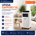 Rafraîchisseur d'air mobile - UFESA SAPPORO 12L - Gamme Premium